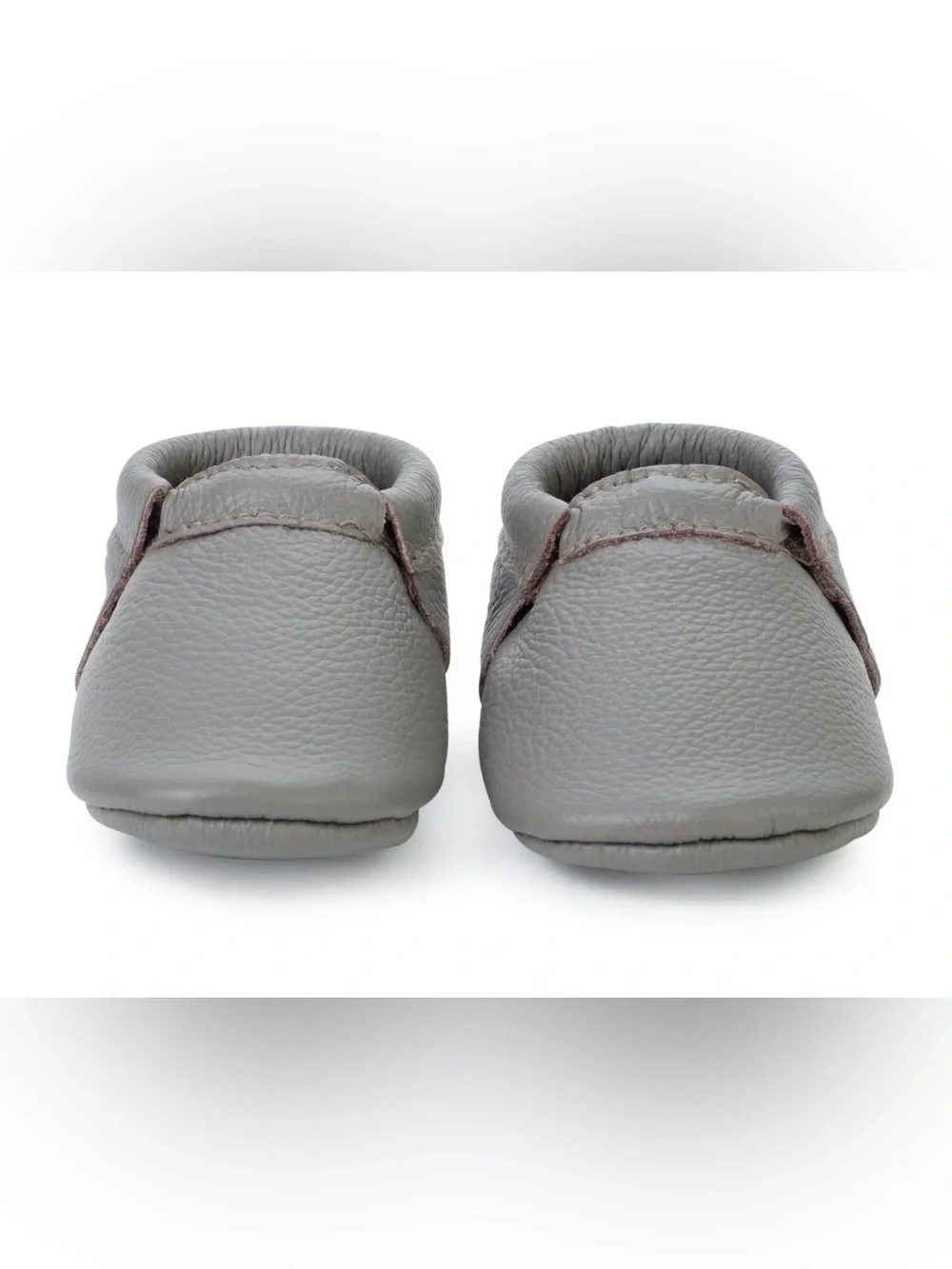 birdrockbaby Slate Fringeless Mocassins